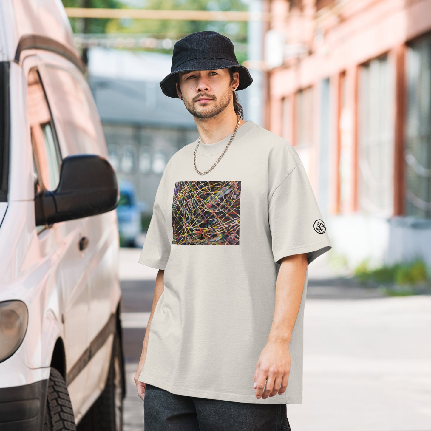 T Shirt Oversized faded C109