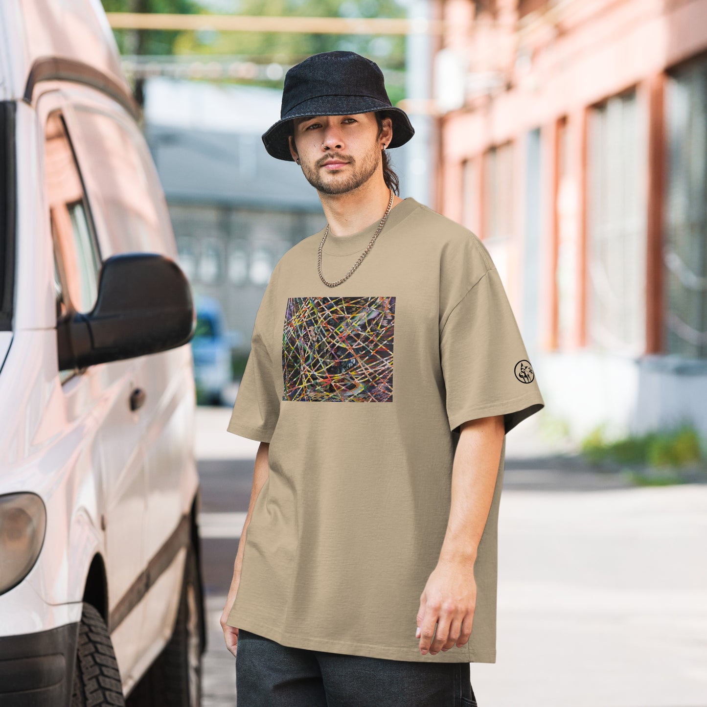 T Shirt Oversized faded C109