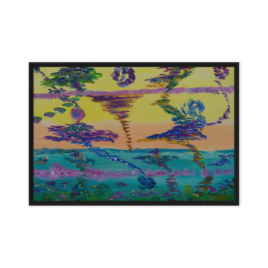 Framed canvas C117